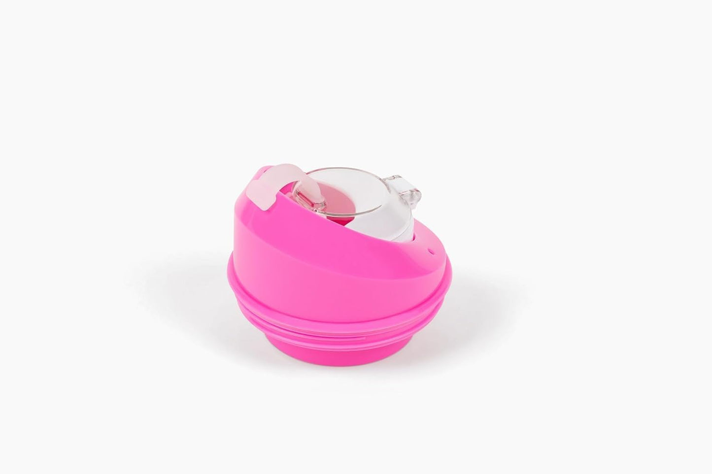 Vaso portátil de cereales con tapa CrunchCover Rosa