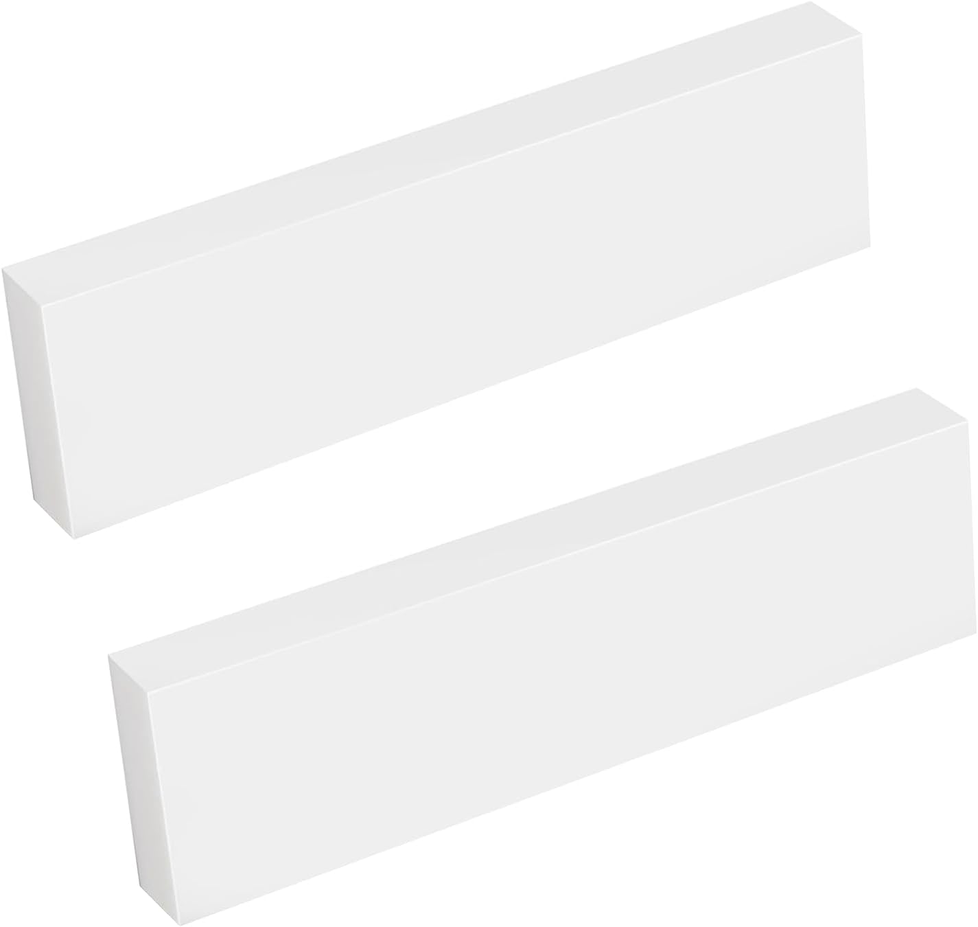 Bloques plástico HDPE 12x3x1pulg roscado sólido