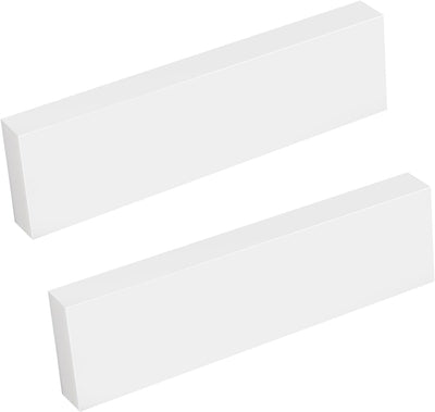 Bloques plástico HDPE 12x3x1pulg roscado sólido