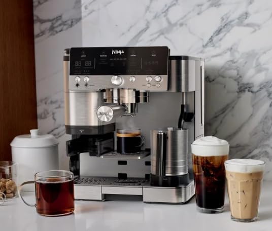 Máquina 3en1 café expreso Ninja Luxe renovada