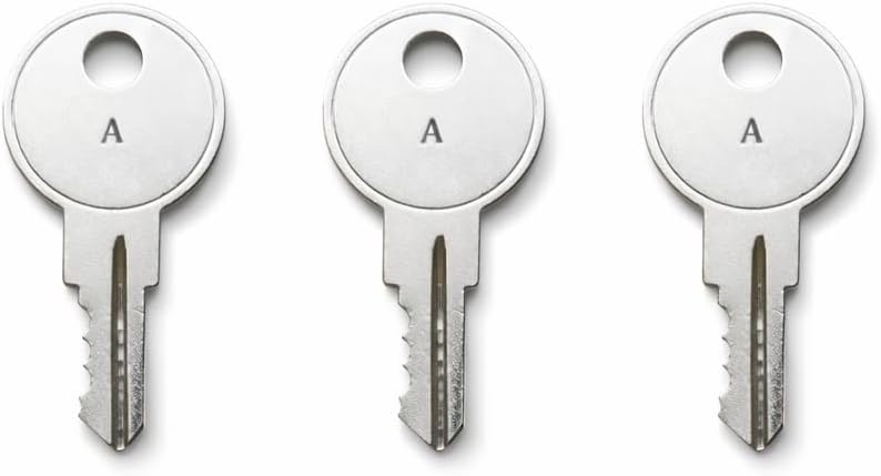 3 Llaves H comp para Sentry Safe código A-Z