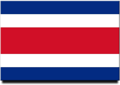 Imán nevera bandera Costa Rica recuerdo San José