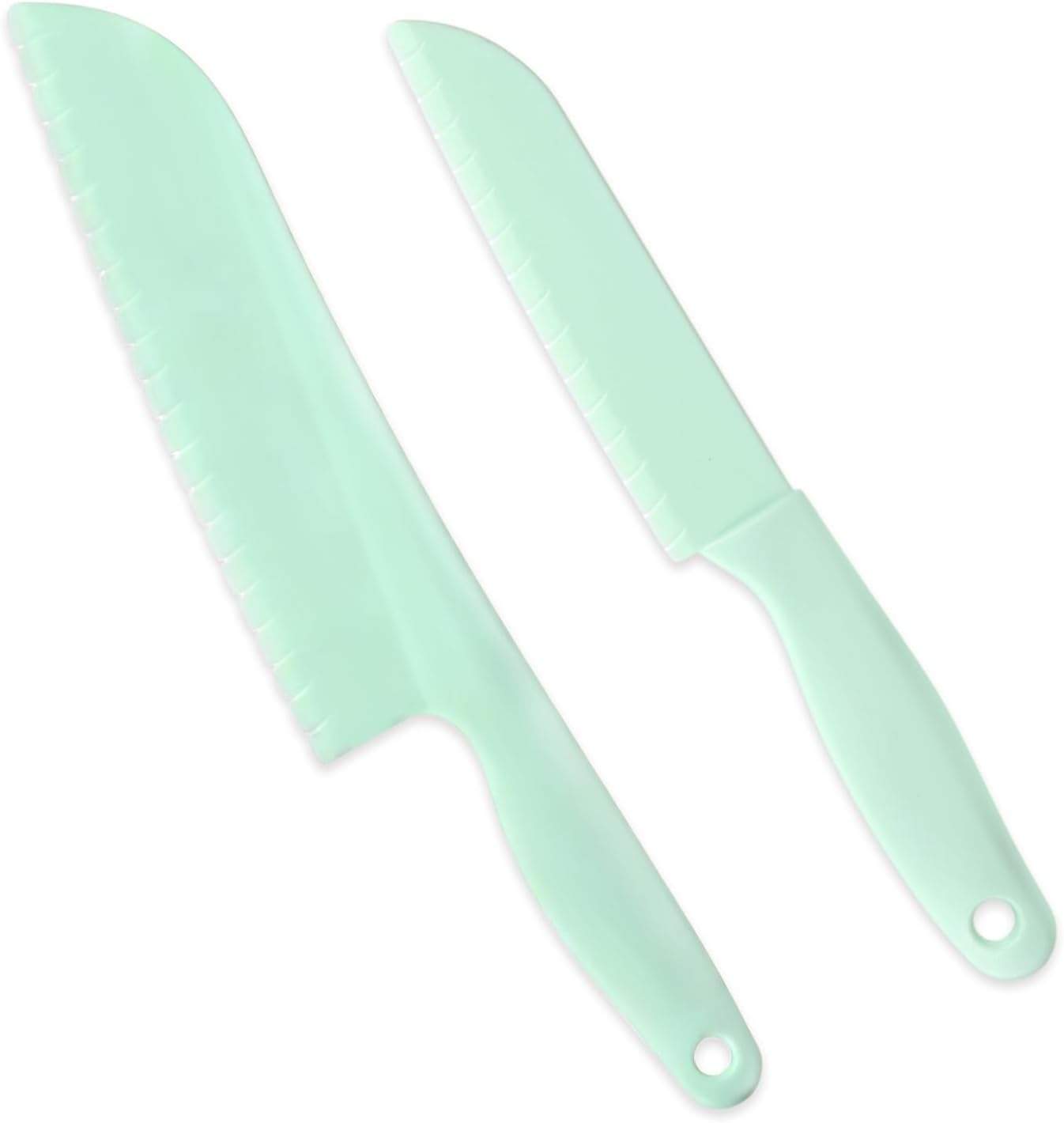 Cuchillos de lechuga TIESOME sin dorar de 11 y 8 pulgadas