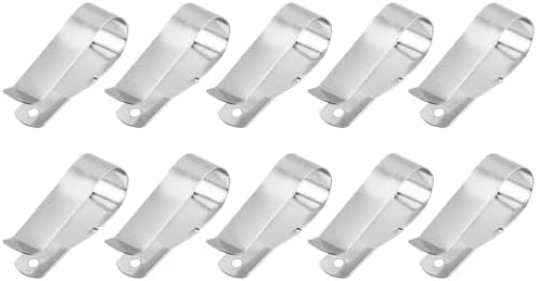 Repuesto visor clip para transmisor Genie 37768A acero inox set 10