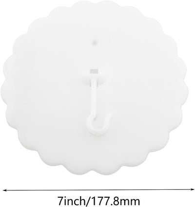 2 Ganchos red para techo litera soporte colgante nylon 7pulg blanco