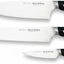 Set 3 Cuchillos Chef Pan Pelar Acero Inox Espiga Completa