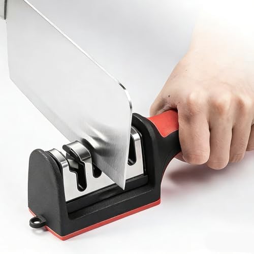 Accesorios 4en1 para afilar cuchillos cocina con guantes anticut