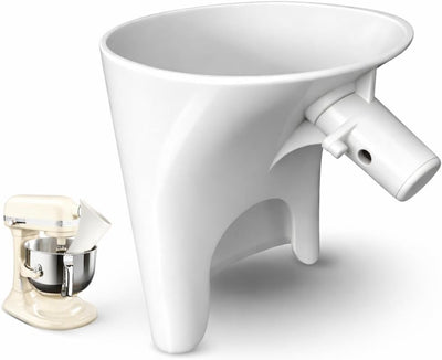 Embudo de harina sin desorden para batidora KitchenAid 7 cuartos