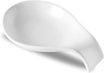 Soporte cuchara cerámica 4pulg encimera lavavajillas blanco