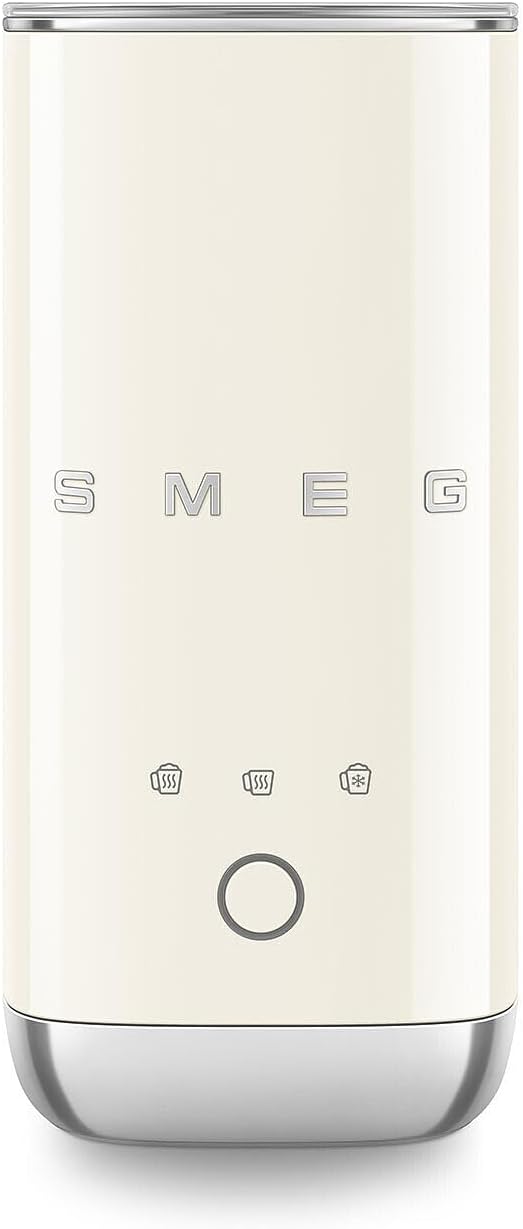 Mini espumador eléctrico SMEG estilo retro para capuchino