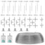 Kit repuesto regador 32.81pulg emisores ajustables