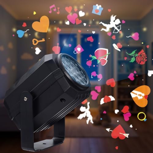 Proyector luz corazón amor ajustable para dormitorio niño