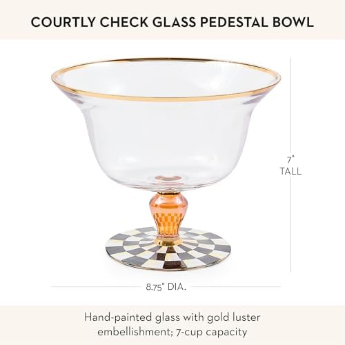 Cuenco pedestal cristal MACKENZIE-CHILDS