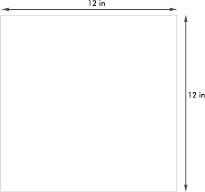 100 Tableros Blancos 12x12pulg Sin Ácidos para Impresiones