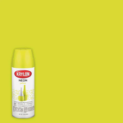 Pintura aerosol neón amarillo 12oz