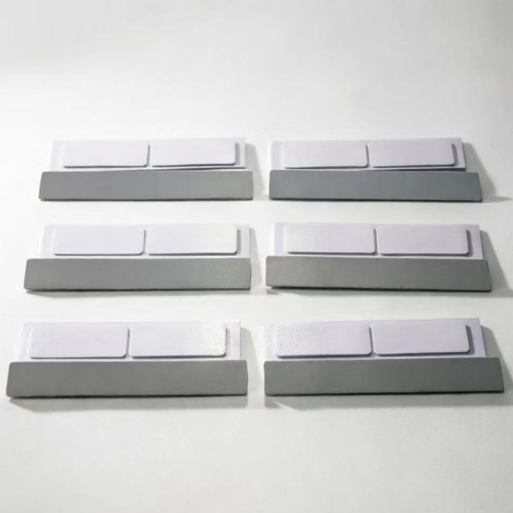 Tiras adhesivas hierro luces gabinete 6 pzas 3M doble cara