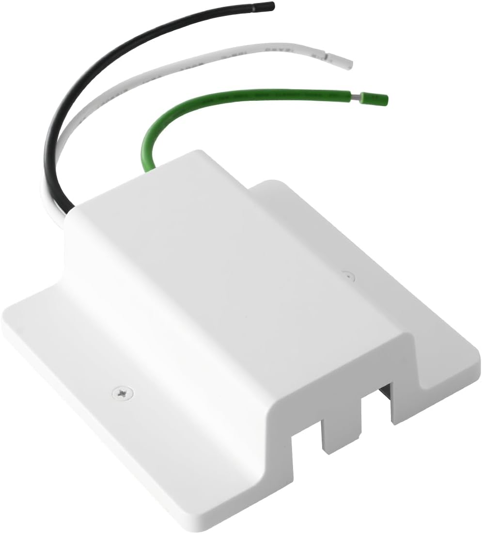 Conector toldo flotante H blanco para riel