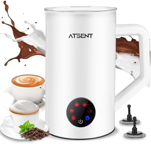 Espumador de leche 6 en 1 con vaporizador eléctrico para café, capuchino y chocolate
