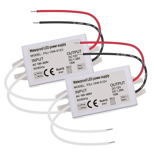 Controlador LED 12V set 2 con transformador IP67
