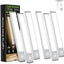 6 Luces LED sensor movimiento 12pulg recargable blanco