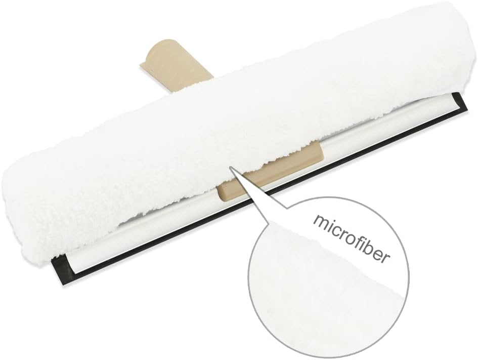 Funda lavadora ventanas 13pulg pack 2 microfibra blanco