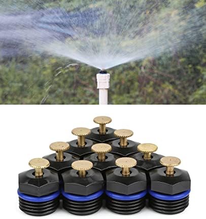 10 Boquillas Atomizadoras 1/2pulg Ajustables Riego