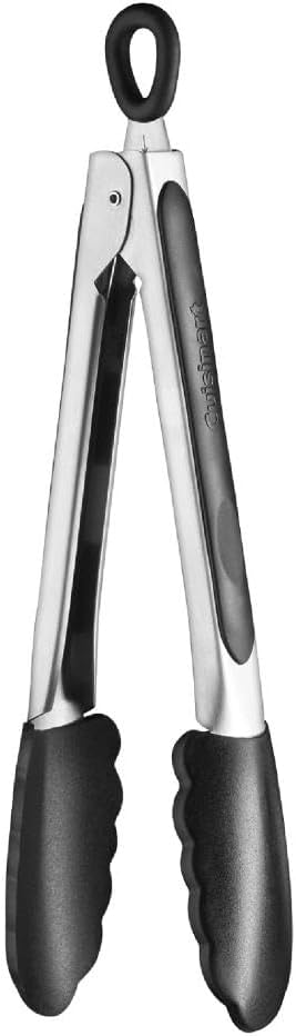 Pinzas silicona 9pulg color negro