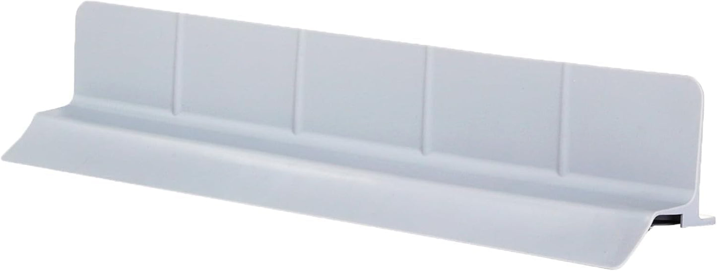 Protector contra salpicaduras de silicona grado alimenticio 23" con ventosas antideslizantes gris