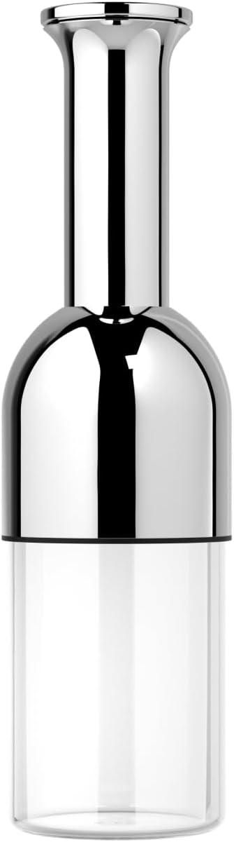 Decantador de vino en acero inoxidable acabado espejo