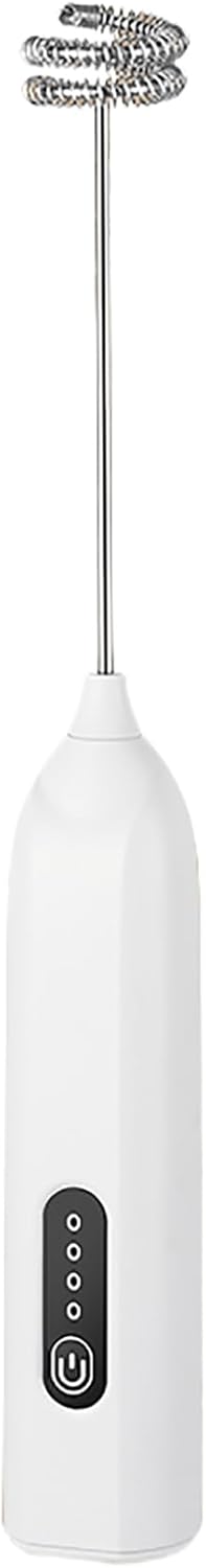 Espumador leche café recargable 9pulg 3 velocidades