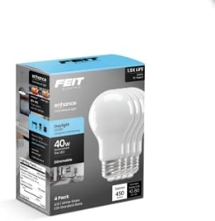 Bombilla LED regulable 5W base E26 A19 5000K pack 4