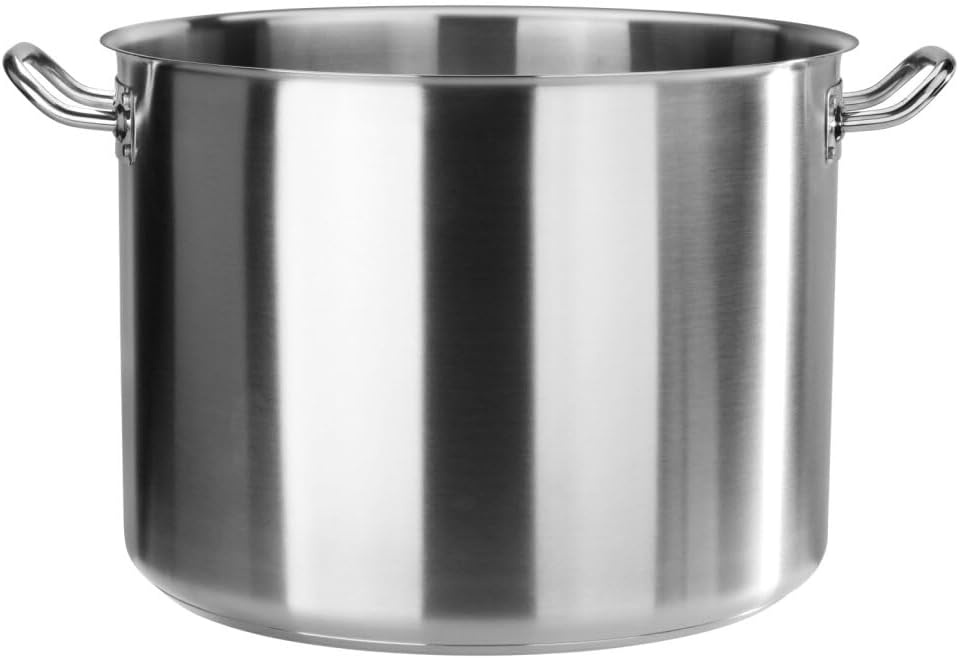 Olla Acero Inox 18/8 40qt Con Tapa