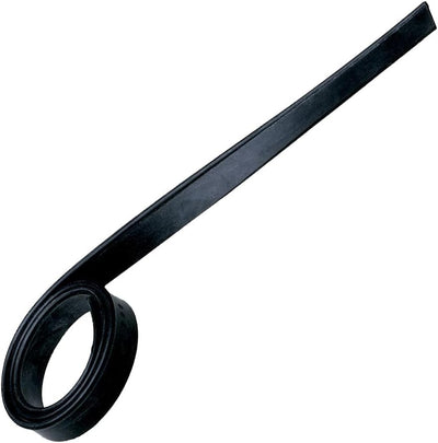 Escobilla acero inox 12pulg vidrio goma repuesto resistente