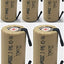 5 Baterías Sub C Recargables Nicd 1.2V 2000mAh