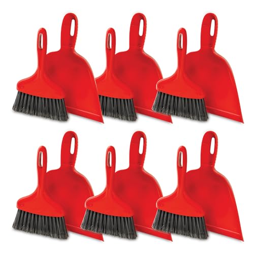 Sartén antipolvo 10pulg rojo set 6