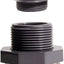 Conector PVC 1/2pulg con tapones para barriles lluvia