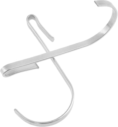 30 Ganchos Acero Inox para Marco Malla Colgar Utensilios