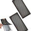 2 Cubiertas Magnéticas Ventilación 4x10pulg para Suelo y Pared