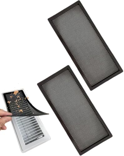 2 Cubiertas Magnéticas Ventilación 4x10pulg para Suelo y Pared