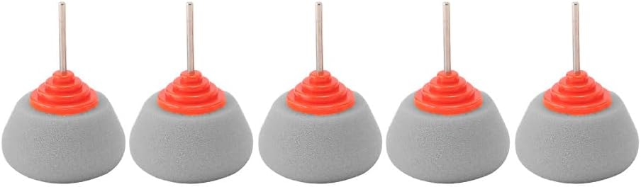 Almohadilla tambor gris acabado claro vástago 1/8 pulg set 5