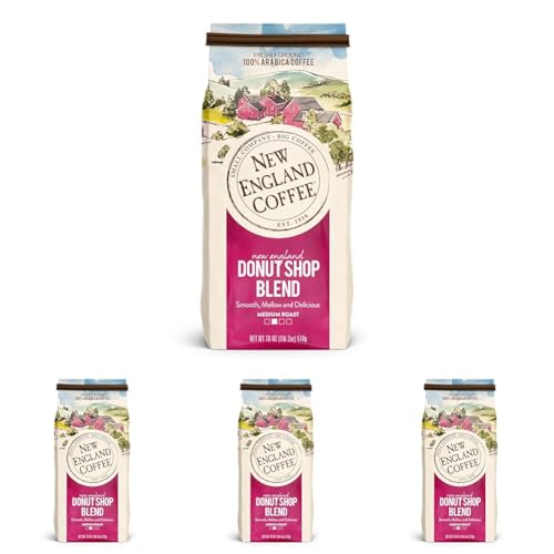 Café molido Donut Shop Blend medio tostado bolsa 18oz set 4