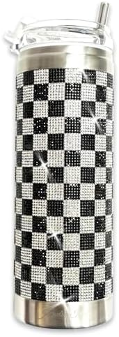Vaso acero inox con cristales 600ml