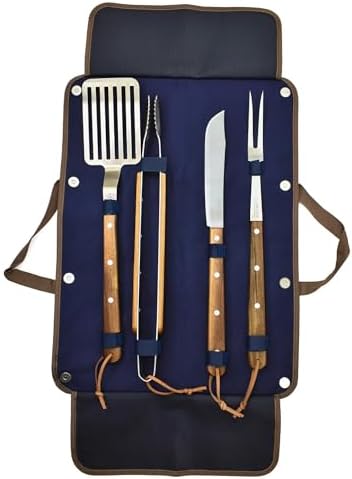 Set 4 Pzas para Barbacoa con Bolsa 20pulg