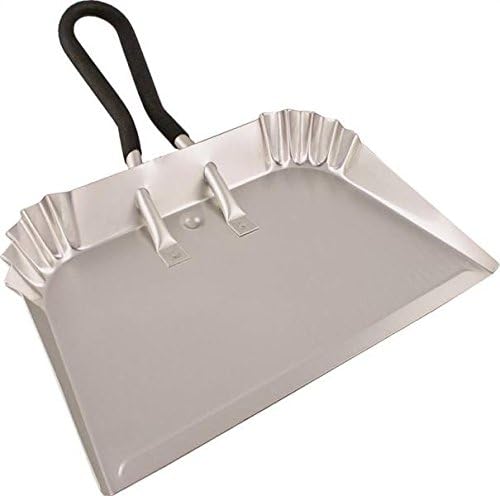 Recogedor aluminio industrial 17pulg ligero mango goma