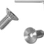 10 Pzas Vidrio Antiderrap Acero Inox Llave Hex M6x1/2
