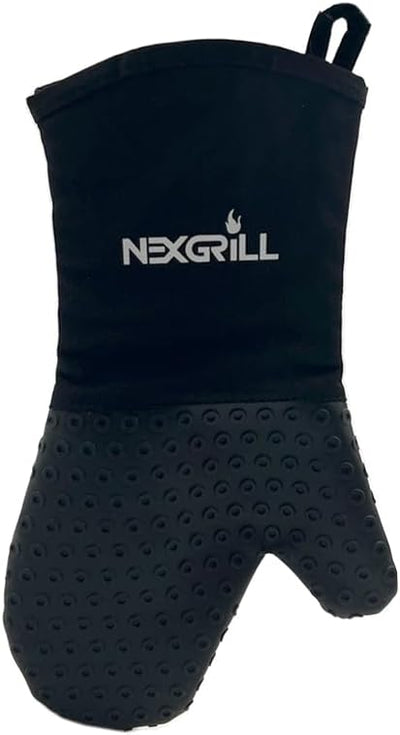 Guante silicona para horno antideslizante negro