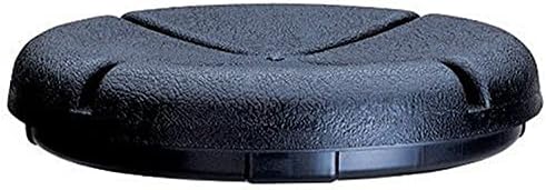 Asiento cubo plástico ligero 3 1/2-5gal color negro