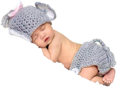 Disfraz tejido a crochet para bebé recién nacido