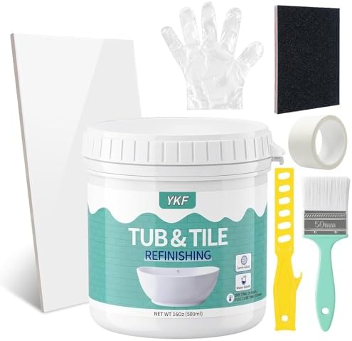 Kit reacabado bañera azulejos pintura alta adherencia 16oz