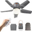 Ventilador techo portátil con luz y control remoto para toldo